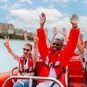 London Speedboat Adventures Hands in the Air on Speedboat